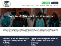 Buy University Degree in Arts and Humanities | Online Degree