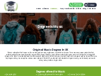 Original Music Degree in UK | Buy Music Degree Online UK