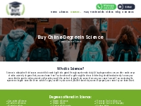 Buy Online Degree in Science | Science Degree UK