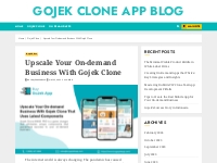 Elevate Your On-demand Business Using a Gojek Clone