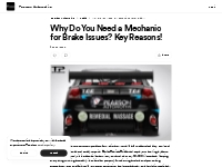 Why Do You Need a Mechanic for Brake Issues? Key Reasons! -- Pearson A