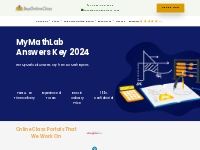 MyMathLab Answers key And Solutions For Math Students