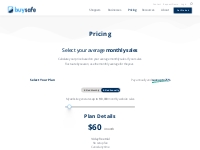 Pricing - Calculate your price - BuySafe