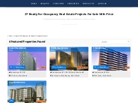 27 Ready For Occupancy Real Estate Projects For Sale in The Philippine