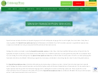  Spanish Transcription Services -