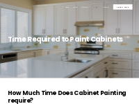 Time Required Paint Cabinets - Cabinet Painters Naples
