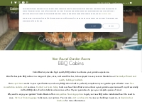 BBQ Cabins | Wood Cabins   Year Round Garden Rooms | Cabin Master