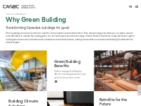 Why Green Building - Canada Green Building Council (CAGBC)