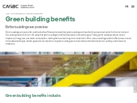 Green building benefits - Canada Green Building Council (CAGBC)