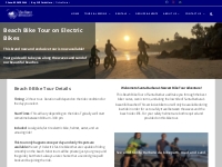 Beach Bike Tour on Electric Bikes in Santa Barbara