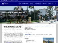Santa Barbara Cycling Tours - City Bike Tour - Cal Coast Adventures