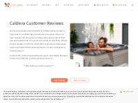 Caldera Spas Hot Tub Reviews from Verified Customers | Caldera Spas