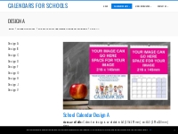 Calendars for Schools - School Calendar Design A