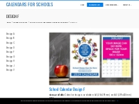 Design F - Calendars for Schools