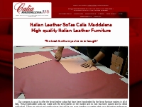 Calia Maddalena US - Italian Leather Furniture, Italian Leather Sofa
