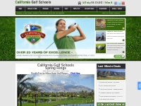 Home | California Golf Schools, California Golf School Vacations, Cali