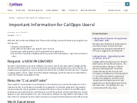 Important Information for CalOpps Users! | CalOpps