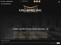 Home Inspections Palm Desert CA - Cal-Spec Inc.