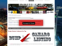   Bump Camaro Listing to the Top - CamaroCarPlace
