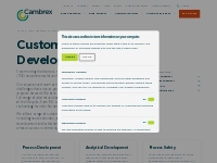 CDMO | Custom API Development | Cambrex