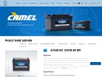 Camel Starter Battery Wholesale
