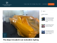 The steps included in car restoration Sydney