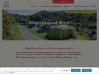Certificated Sites - The Camping and Caravanning Club