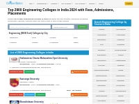 Top Engineering Colleges in India 2024, Rank, Admission, Placement, Fe