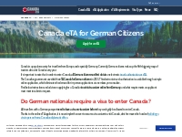Canada eTA Requirements for German Citizens | CanadaPriorityETA.com