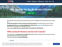 Canada eTA Requirements for South Koreans | Canada Priority ETA