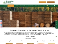 Compare Properties of Canadian Wood Species Application And Features
