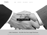 No Win No Fee Solicitors Chester | Personal Injury Lawyers | C G