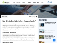 How Data Analysis Helps to Track Business Growth? - Canopus Infosystem