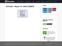 CA Final - Paper 5 - AMA / SCMPE