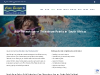 Buying Timeshare or Timeshare Points in South Africa | Cape Escape