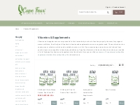      Best Vitamins And Minerals Supplements | Cape Fear Naturals, LLC