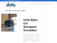 M20 Ride-On Sweeper-Scrubber - | Capitol Cleaning
