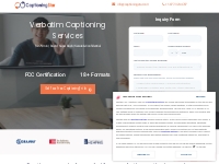 Verbatim Captioning Services | Word By Word Captioning Company
