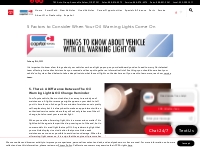 5 Things You Should Know About Your Oil Lights on Your Dashboard