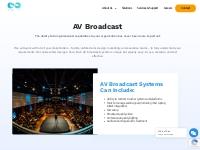 AV Broadcast - Audio Visual Conference Room Design Engineering in NYC