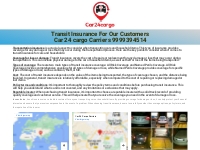 Transit Insurance | Car 24 Cargo
