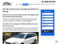 Cash For Cars Melbourne _ Get Instant Top Dollars Upto $9999