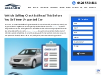 Car Selling Checklist Melbourne Victoria Read Before Selling Your Car