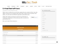 U-Haul Truck Rental Prices? U-Haul Rental Cost? (Updated for 2021) 🚚