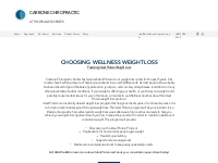 Choosing Wellness Weightloss | Carbone Chiropractic