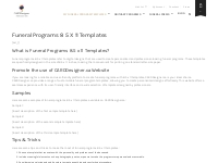 funeral programs 8 5 x 11 templates - Funeral Programs   Templates