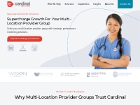 Multi-Location Provider Group | Healthcare Marketing Services | Cardin