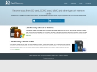 Card recovery software recover file restore data micro SD SDHC MMC car