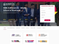 MBA Admissions 2024 Amrita School of Business | Amrita Vishwa Vidyapee