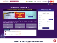 Tuitions for Classes 8-12: Achieve academic excellence with our tuitio